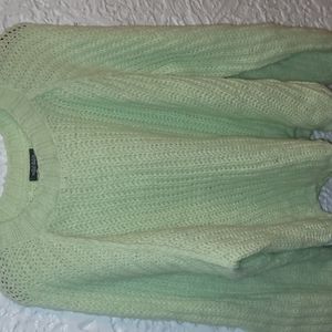 WILD FABLE CABLE KNIT SWEATER/ MINTY COLOR